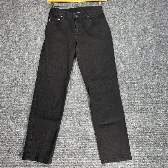 Lauren Jeans Co Ralph Lauren Womens 4P Cotton Stretch Straight Leg Pockets Logo - Picture 1 of 8